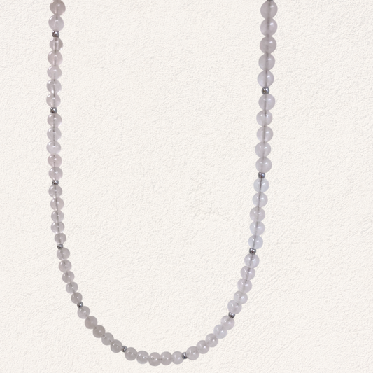 rozenkwarts kralen ketting