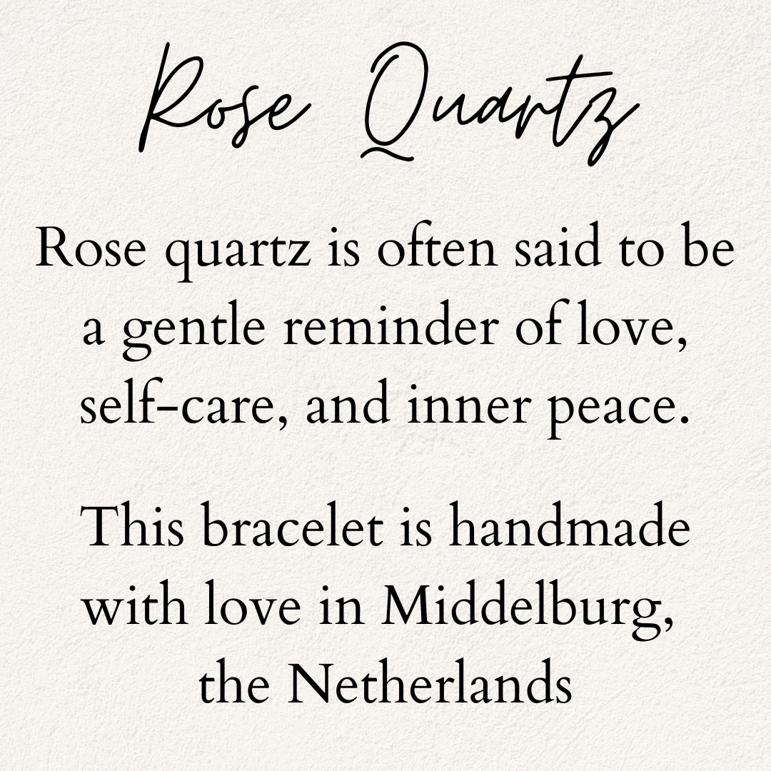 rozenkwarts kralenarmband
