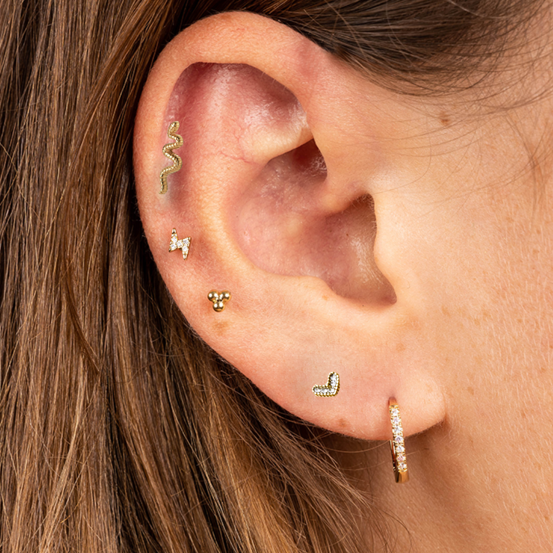piercing three dots