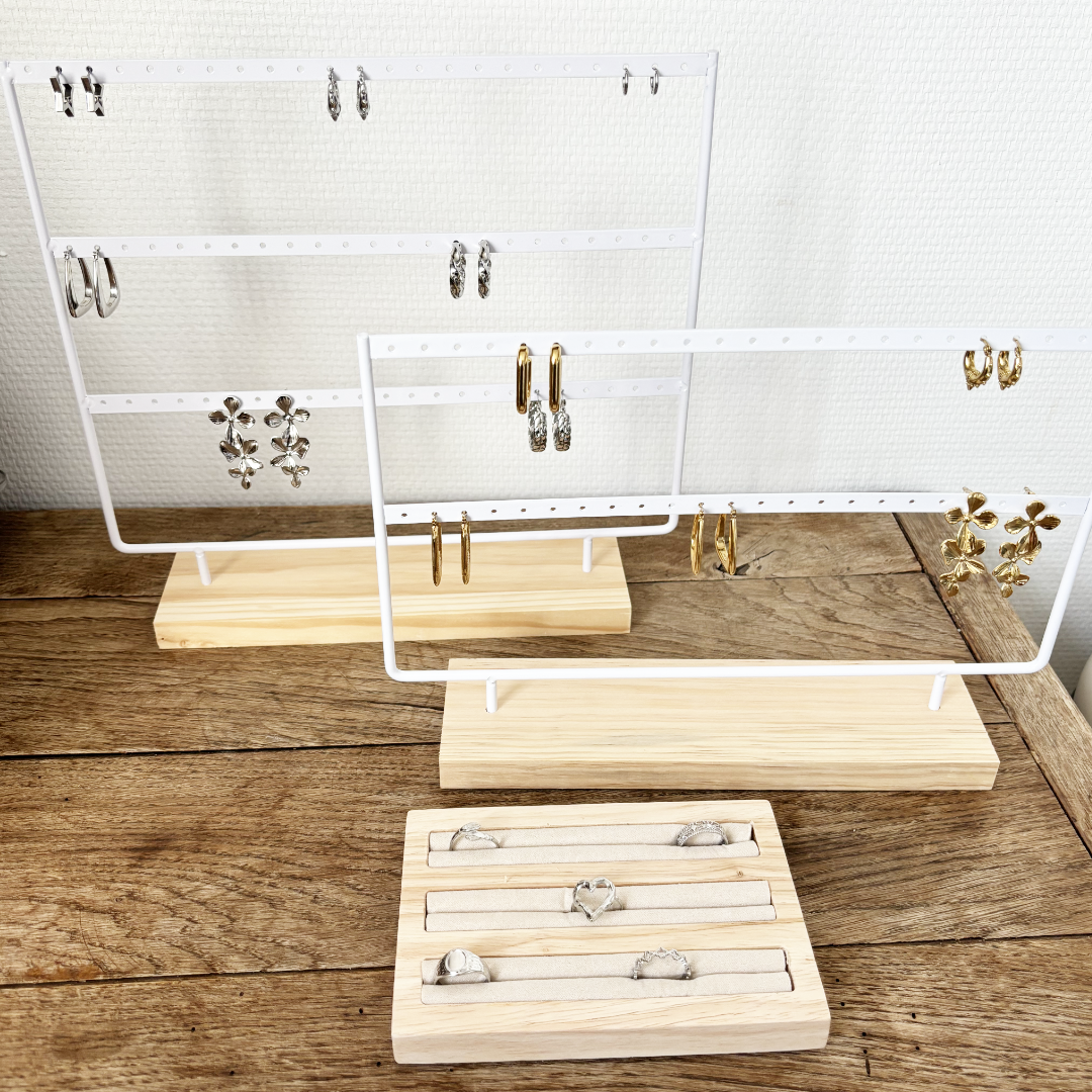 oorbellen rekje 3 | oorbellen organizer