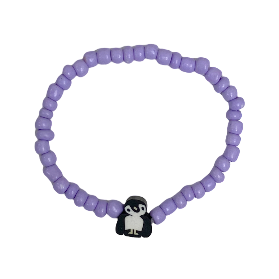 klei armbandje pinguïn