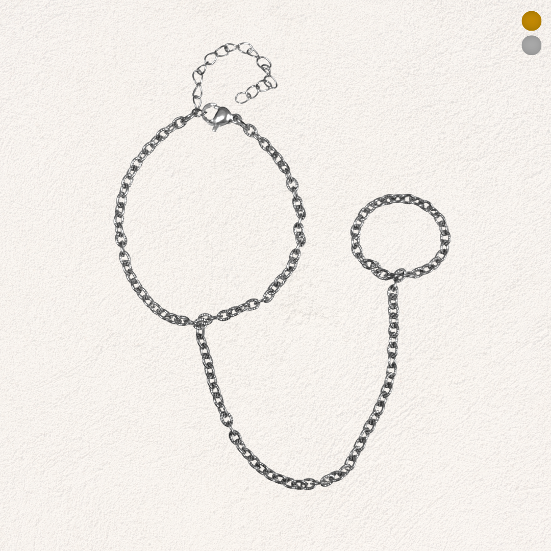 bracelet with a chunky chain