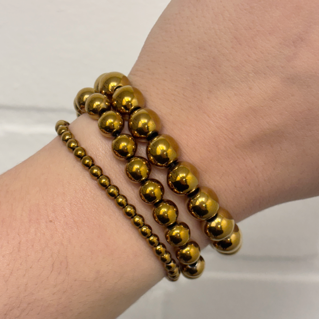 balletjes armband elastiek medium