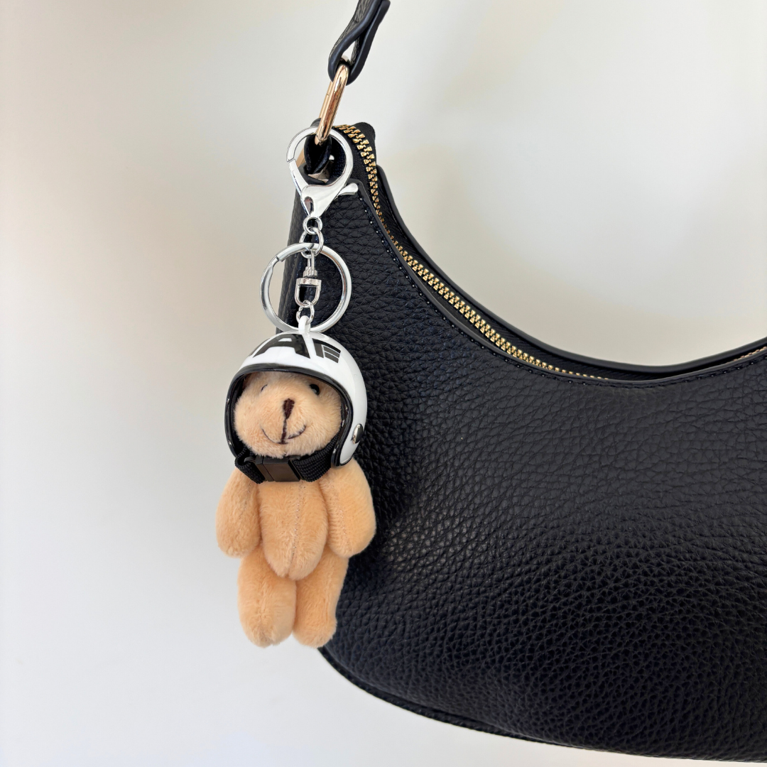bag charm beer met helm