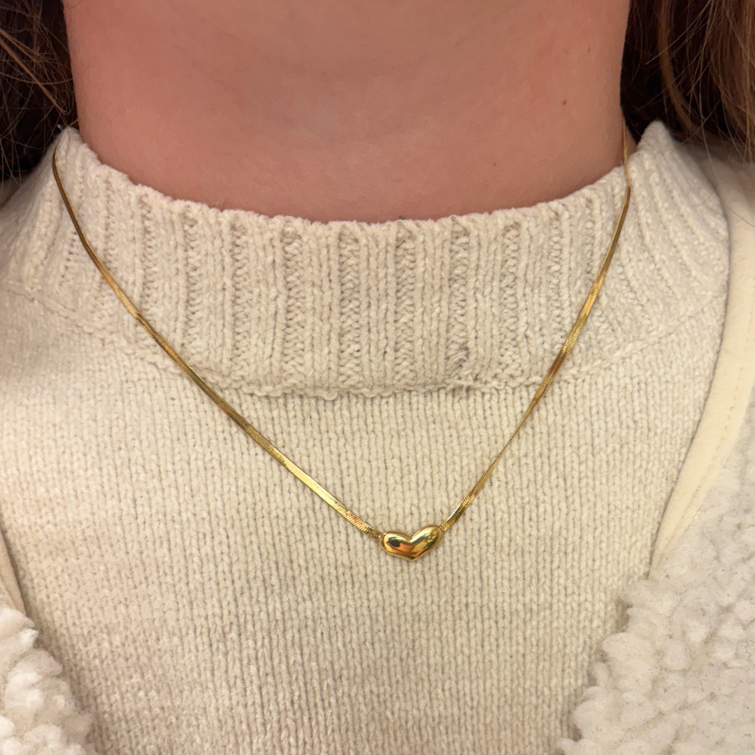 snake ketting hartje