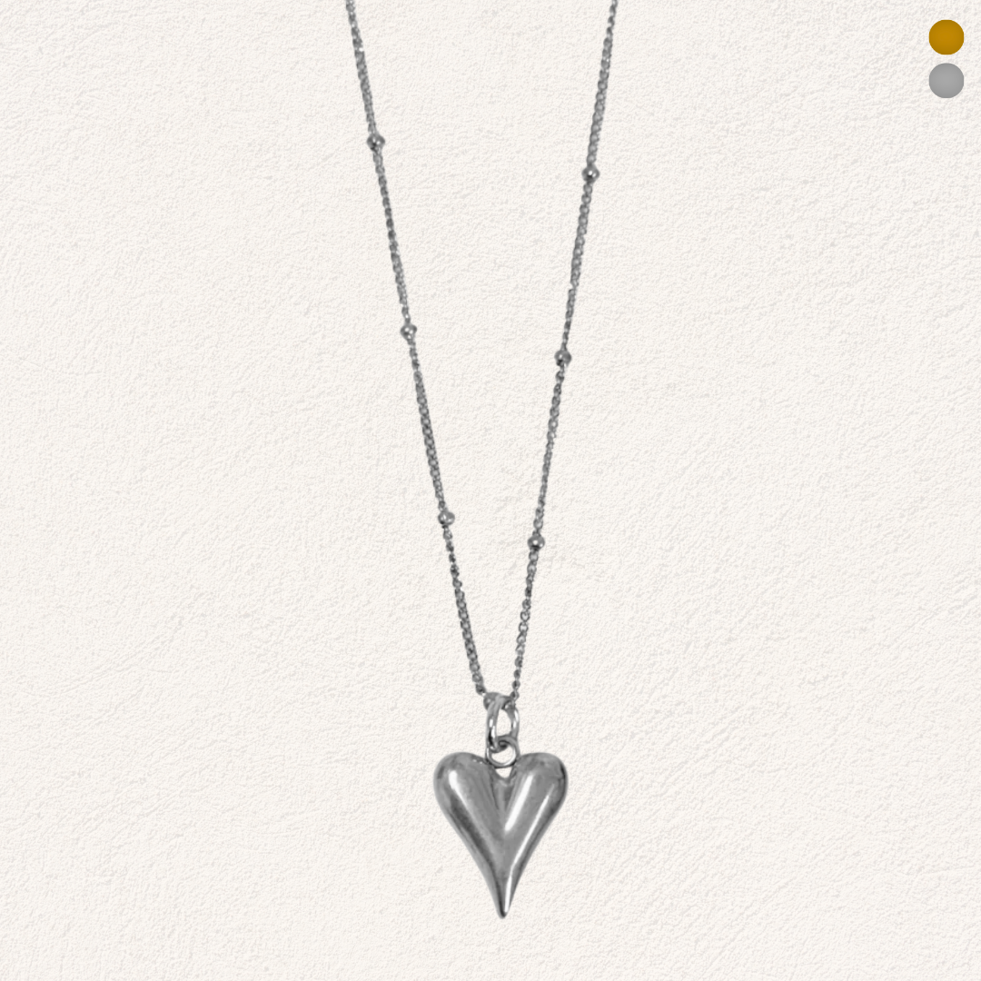 heart charm necklace