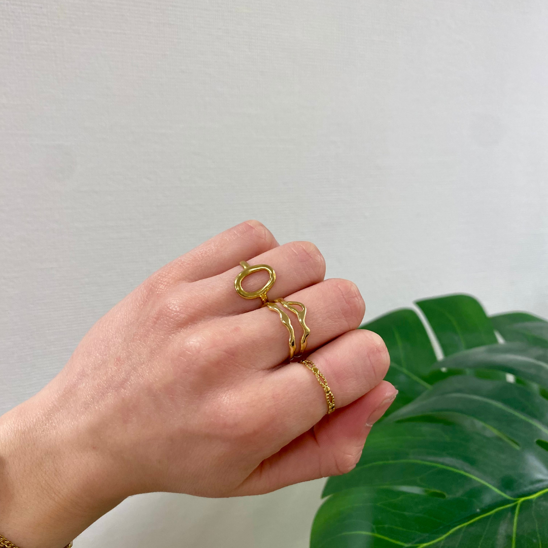 ring met open rondje