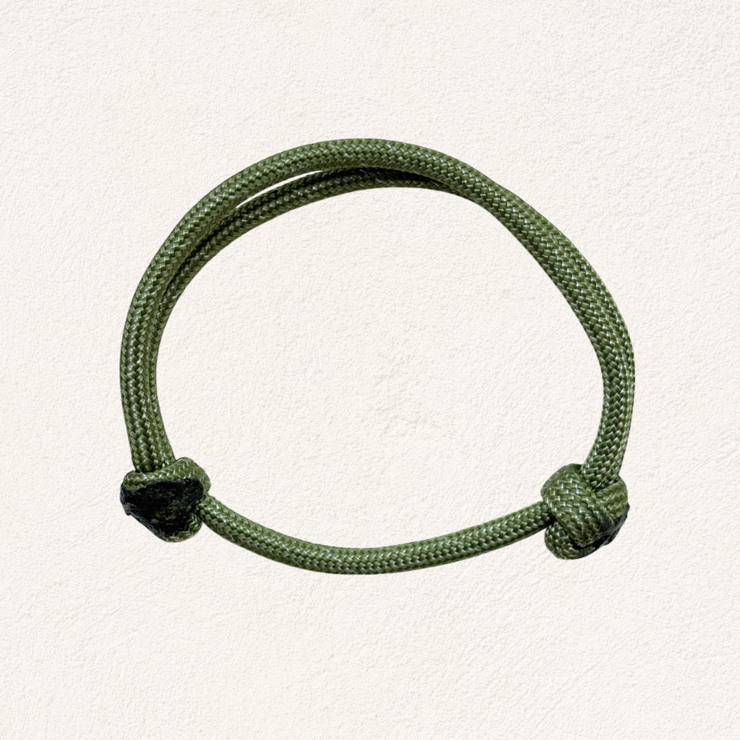 heren surf armband groen