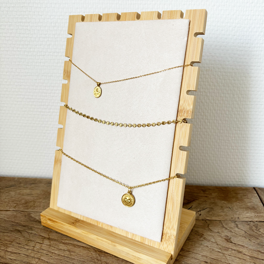 staande kettingen houder | ketting organizer hout