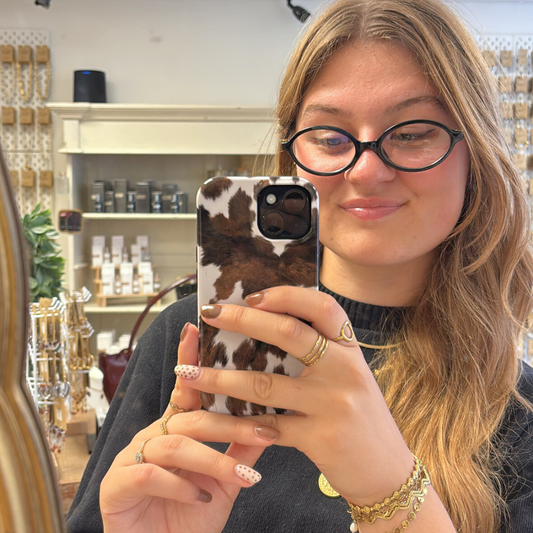 blauw licht bril bruin ovaal panterprint