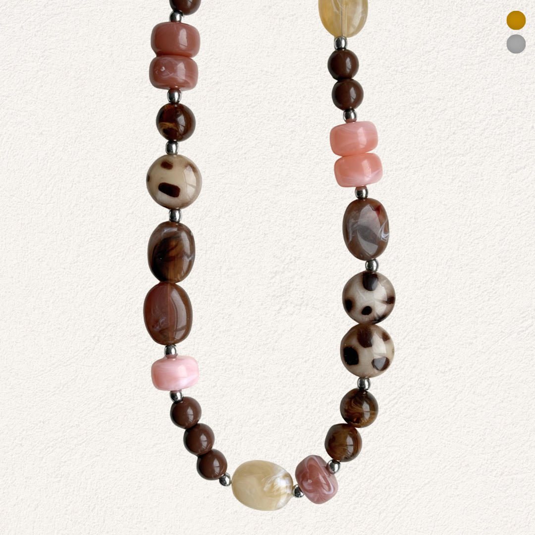 mocha muse kralenketting