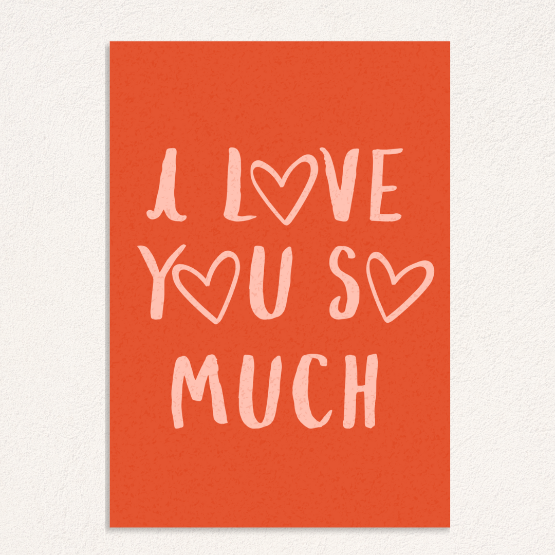 i love you so much kaart