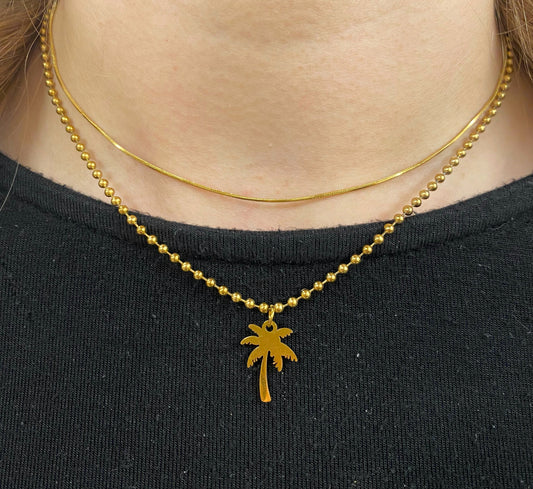 ketting met palmboom
