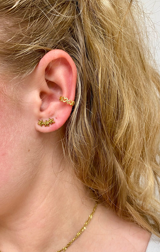 stud oorbellen sterretjes