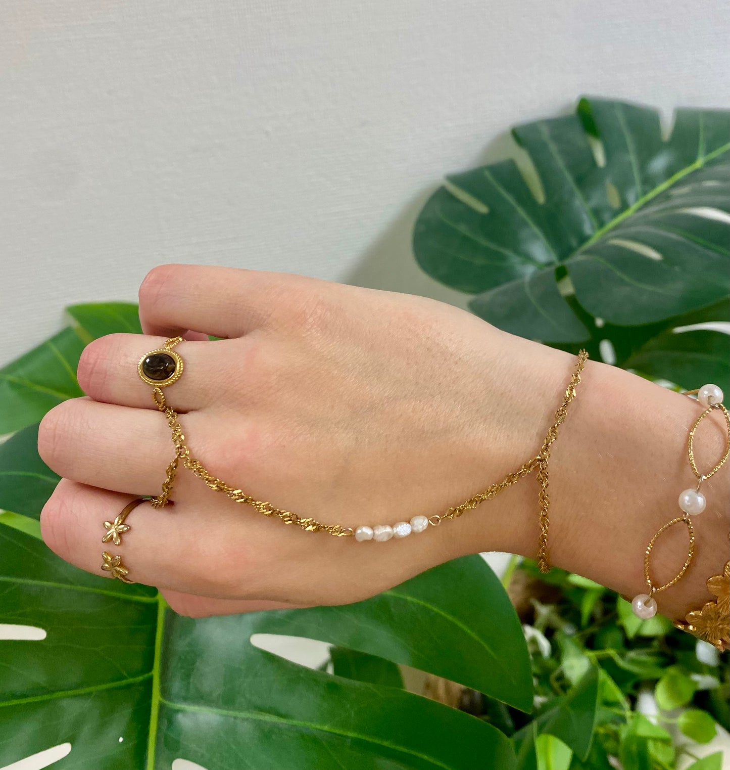 fijne twisted tijgeroog ring