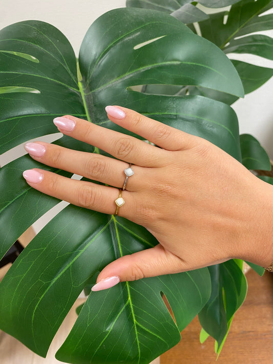 white square ring