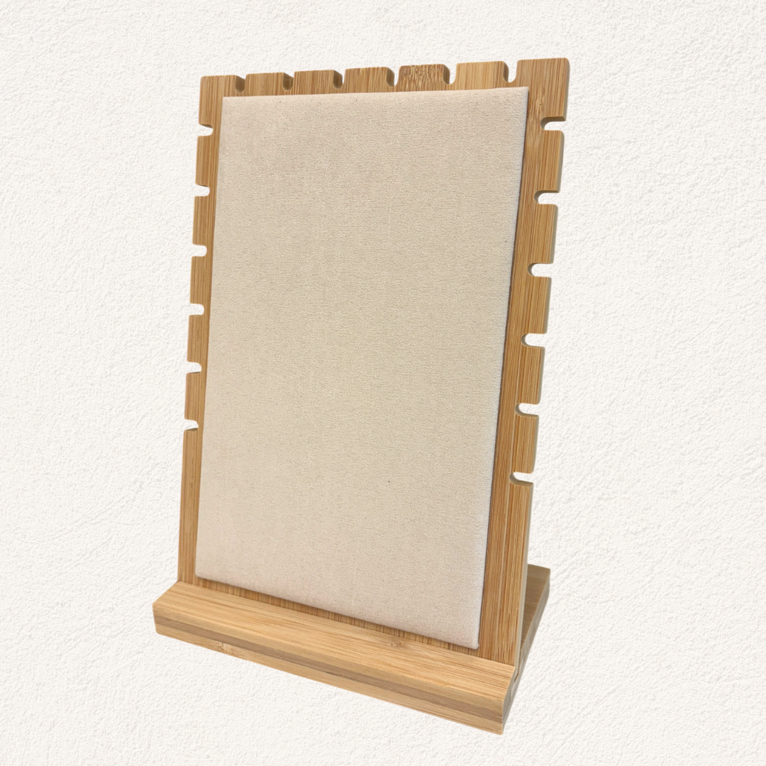 H&S 2x Fluwelen Sieraden Display Stand Buste Set voor Ketting (Zwart) - Ketting Ketting Stand - Sieraden Ketting Houder