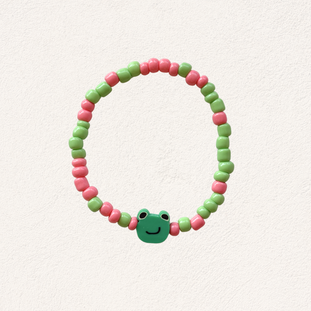 klei armbandje kikker