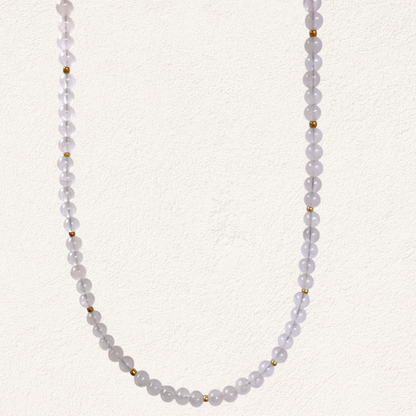 rozenkwarts kralen ketting