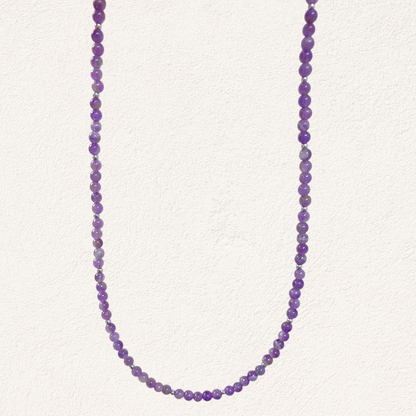 amethist kralen ketting
