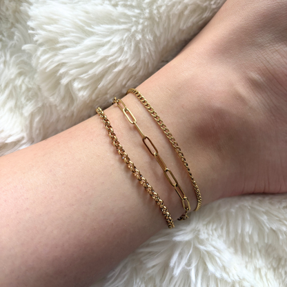 paperclip anklet