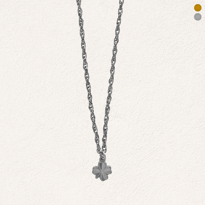 four-leaf clover charm necklace