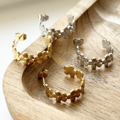 flower earrings