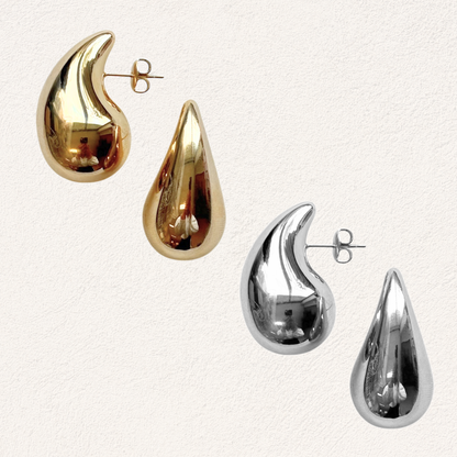 Large drop earrings
