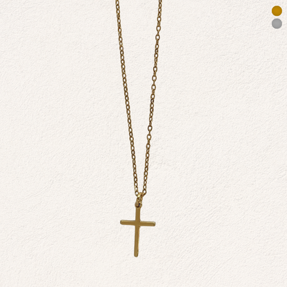 cross charm necklace