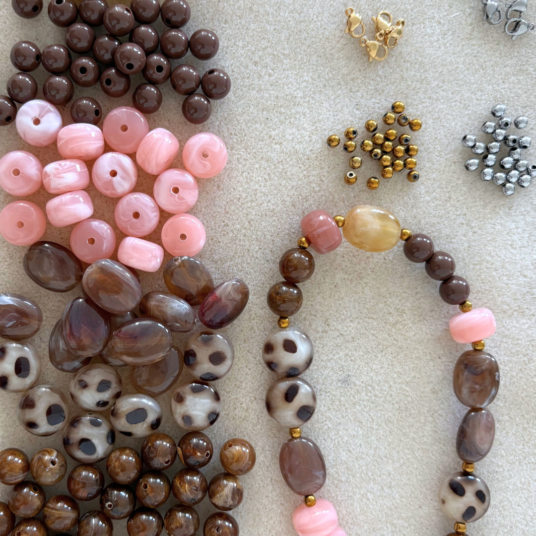 mocha muse kralenketting