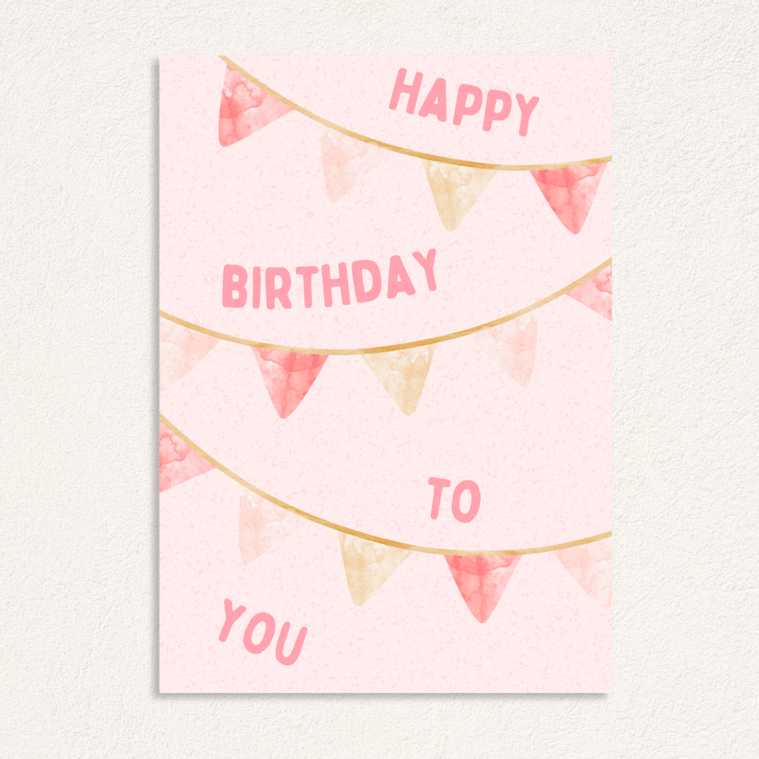 happy birthday to you kaart