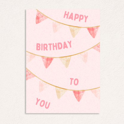 happy birthday to you card