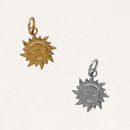 Smiling Sun Dangle Charm