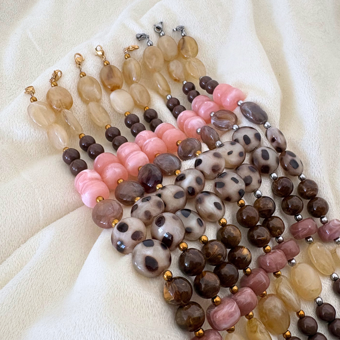 mocha muse kralenketting
