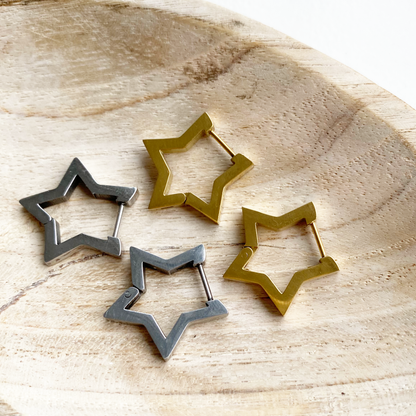 star earrings