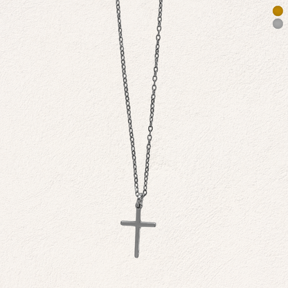 cross charm necklace