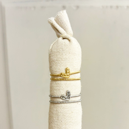 double heart ring