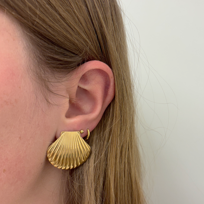 earrings statement shell