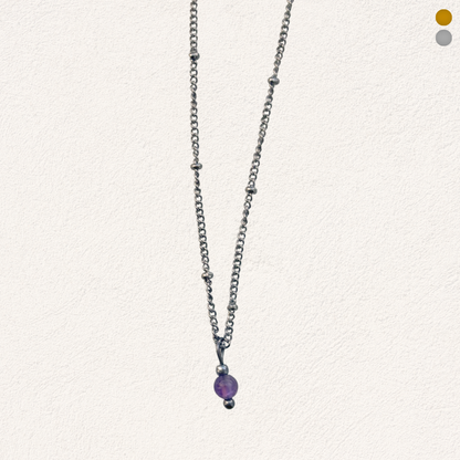 amethist kraaltje ketting