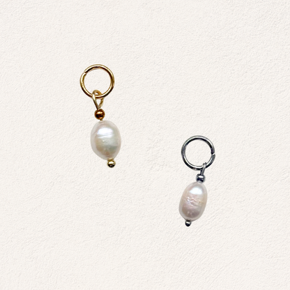 freshwater pearl loose charm