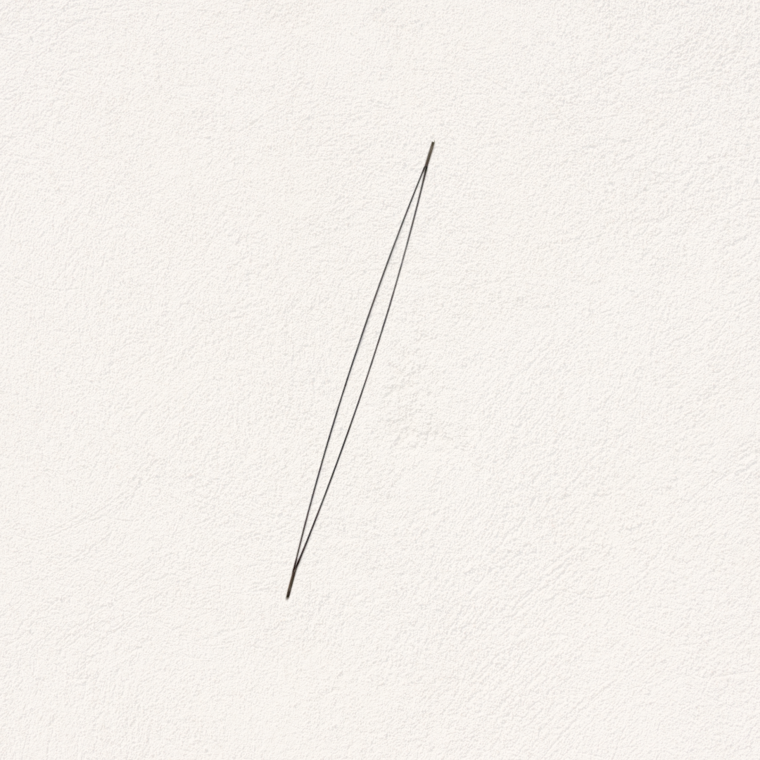 kralen rijgnaald voor sieraden maken (1 stuk)