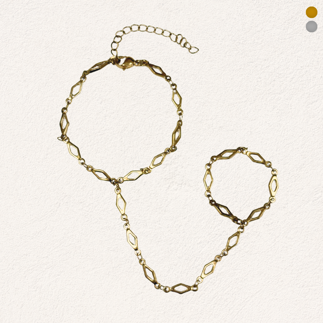 hand chain with diamonds