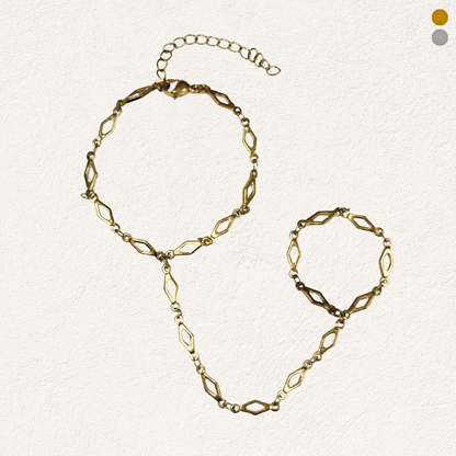 hand chain with diamonds