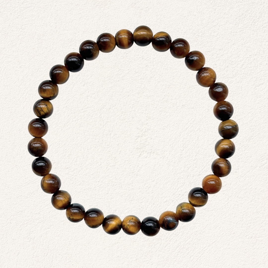 heren natuursteen armband tijgeroog klein