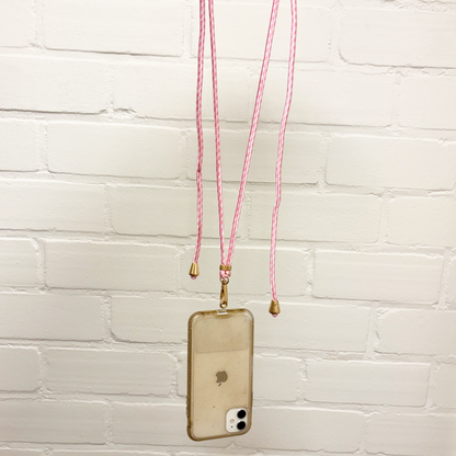 telefoonkoord roze