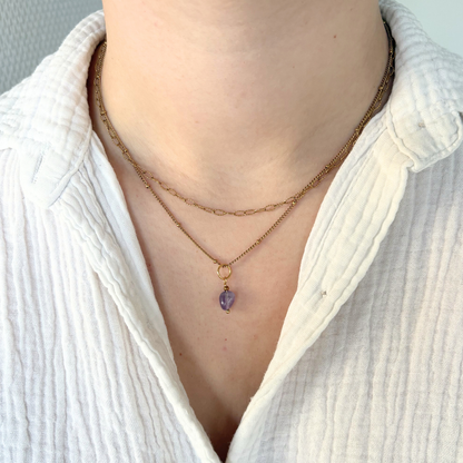 amethyst loose charm