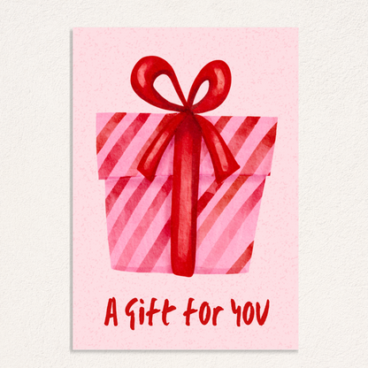 a gift for you card