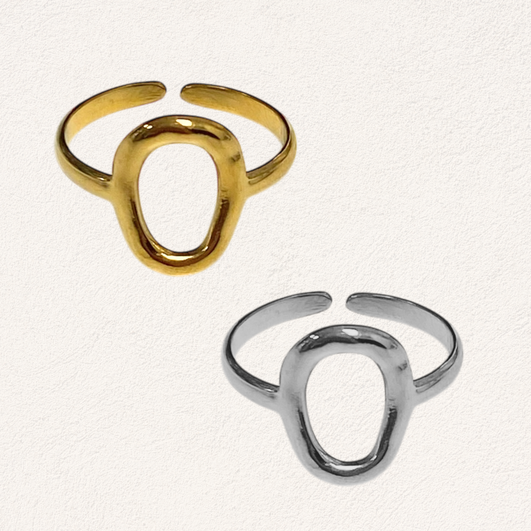 ring met open rondje