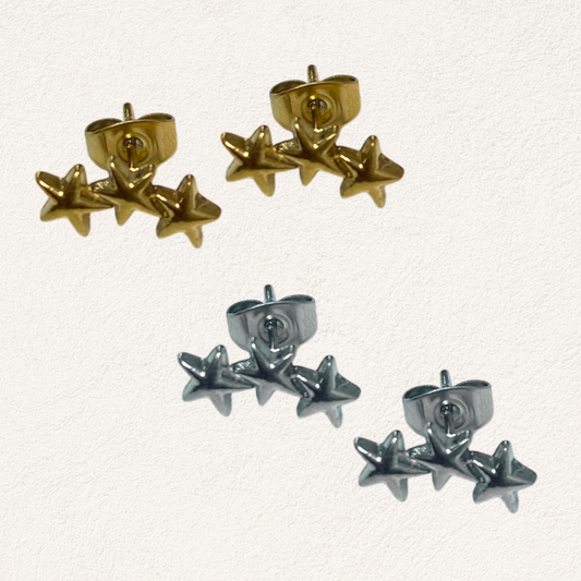stud oorbellen sterretjes
