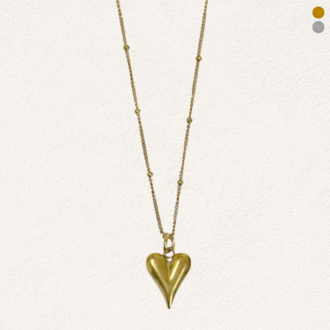 heart charm necklace